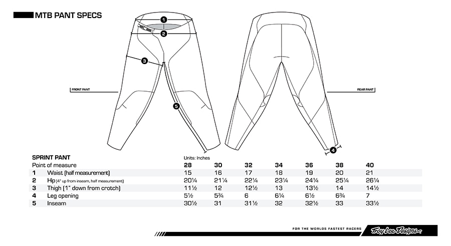 TROY LEE DESIGNS ( トロイリー デザインズ ) DHパンツ SPRINT PANTS 